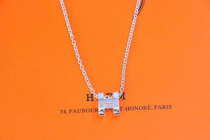 [ORA]HM NECKLACE H LETTER OVAL SERIES