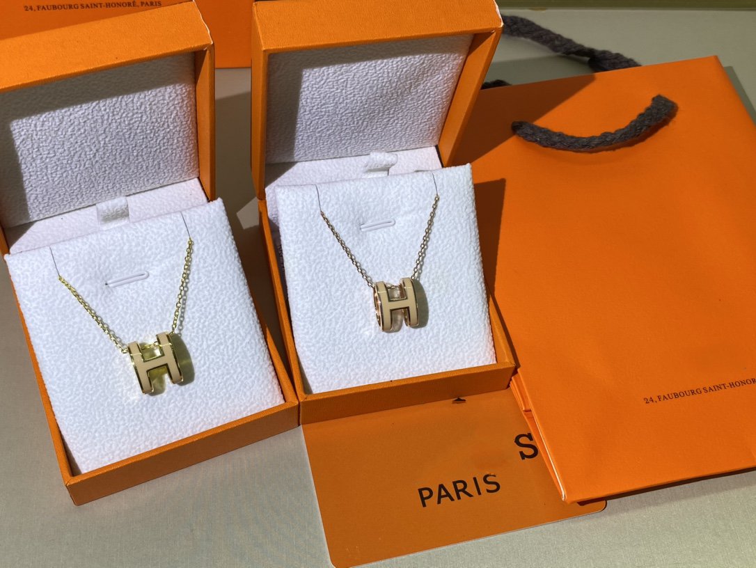 [ORA]HM CLIC YELLOW ENAMEL GOLD NECKLACE