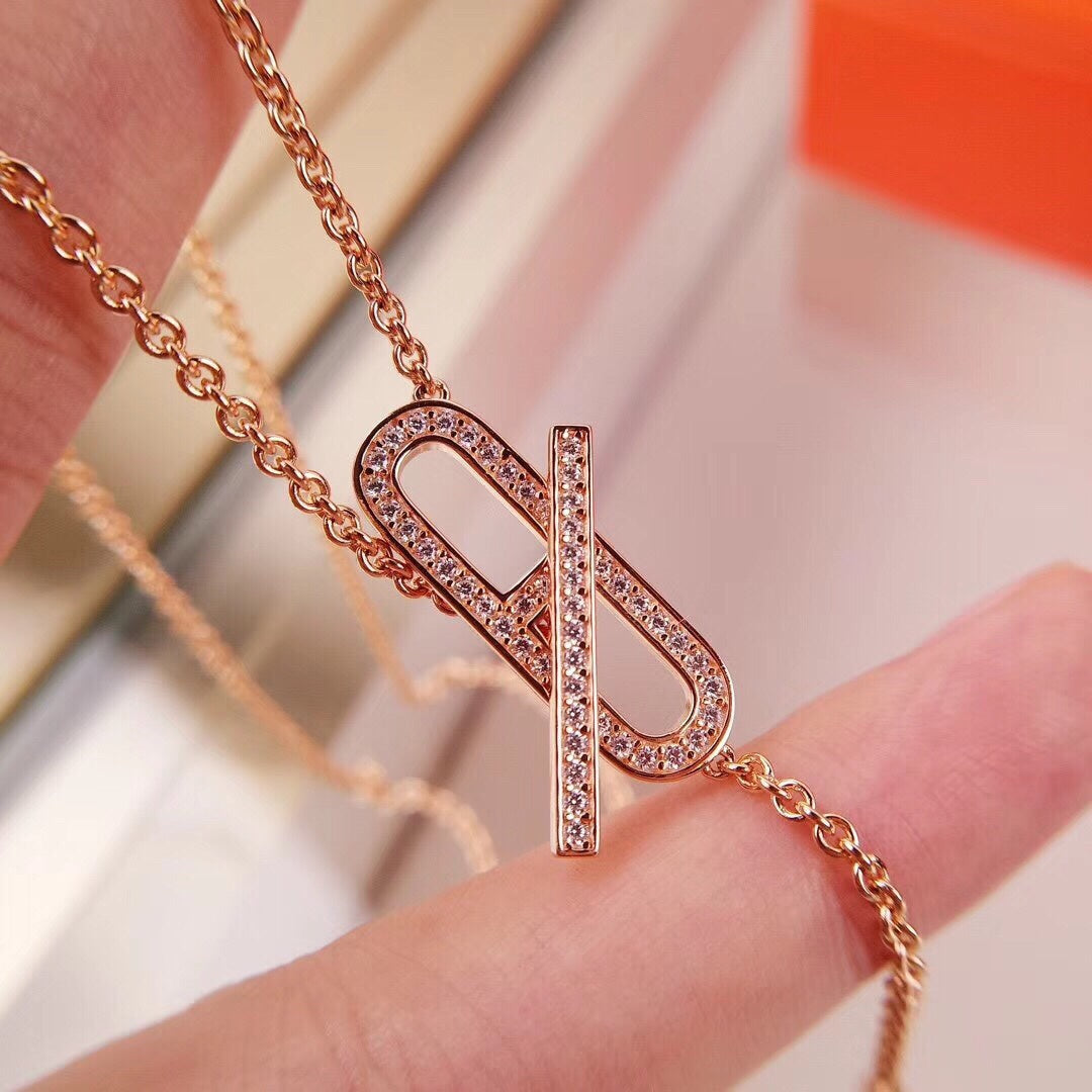 [ORA]HM FIRE PIG NOSE NECKLACE TRENDY STREET