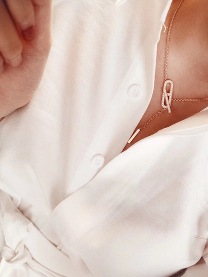 [ORA]HM FIRE PIG NOSE NECKLACE TRENDY STREET