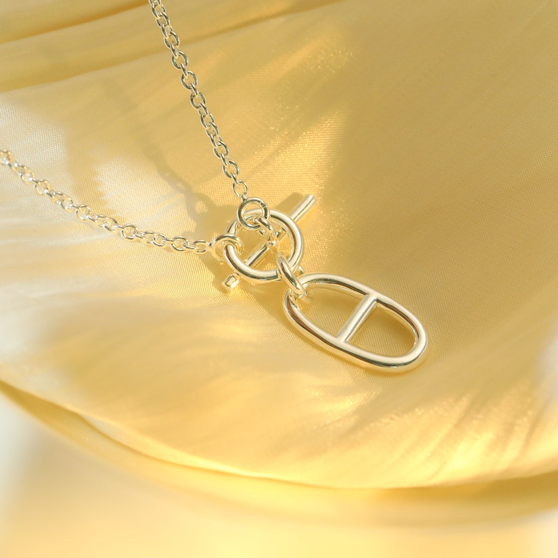 [ORA]HM CHAINE D'ANCRE PENDANT NECKLACE STERLING SILVER