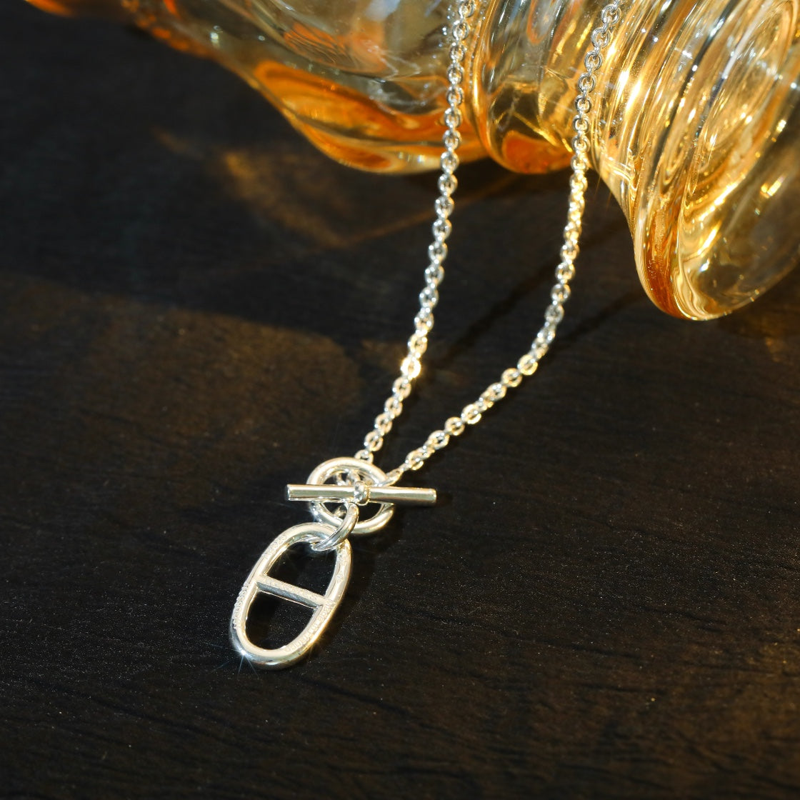 [ORA]HM CHAINE D'ANCRE PENDANT NECKLACE STERLING SILVER