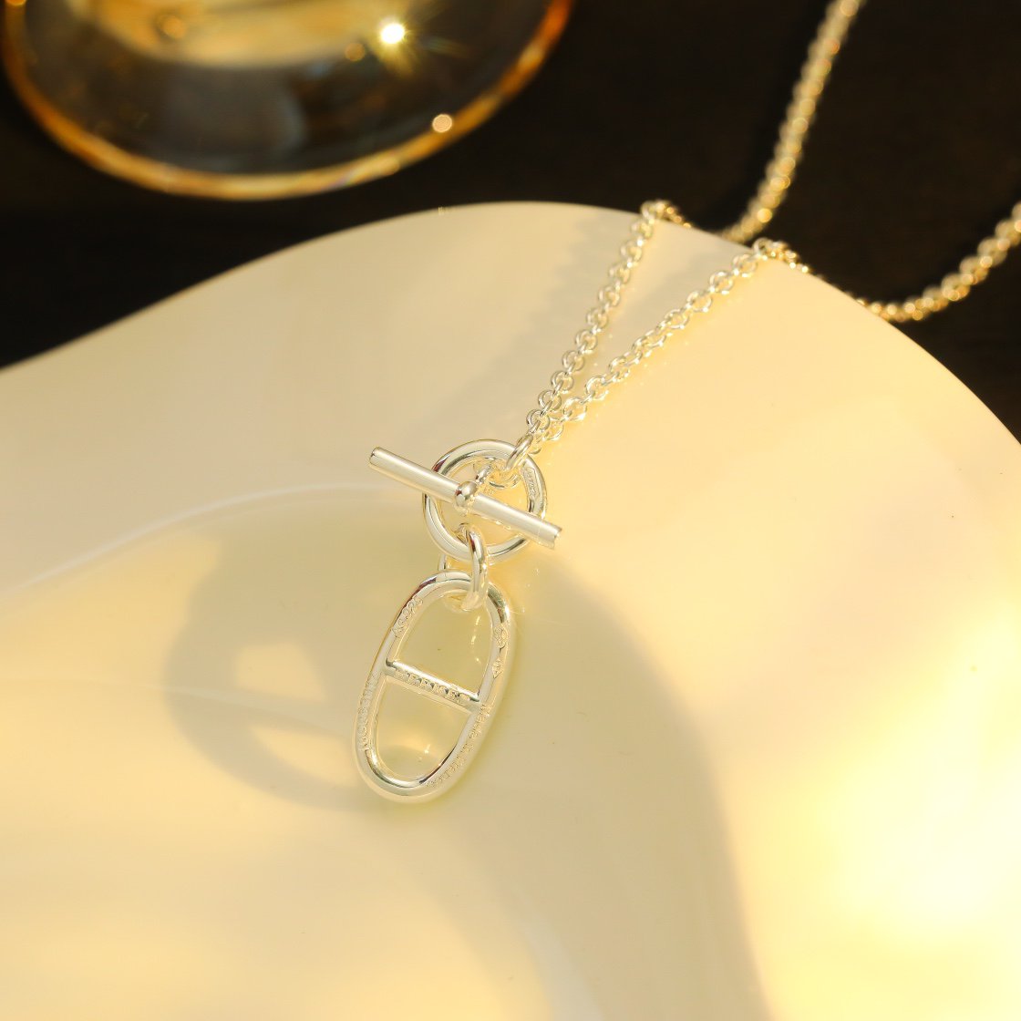 [ORA]HM CHAINE D'ANCRE PENDANT NECKLACE STERLING SILVER
