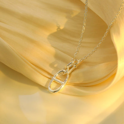 [ORA]HM CHAINE D'ANCRE PENDANT NECKLACE STERLING SILVER