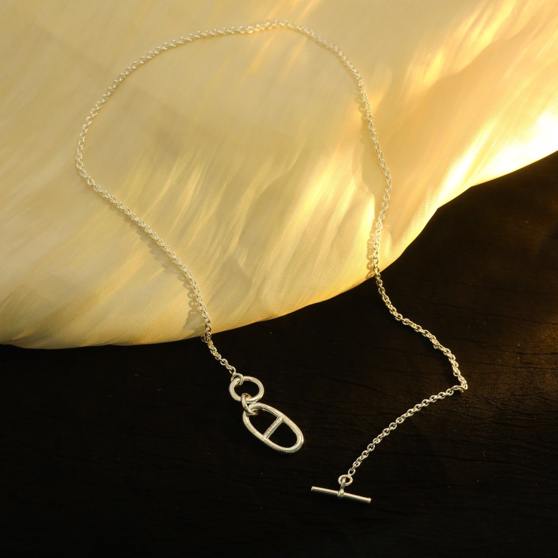 [ORA]HM CHAINE D'ANCRE PENDANT NECKLACE STERLING SILVER