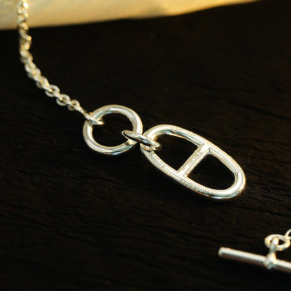 [ORA]HM CHAINE D'ANCRE PENDANT NECKLACE STERLING SILVER