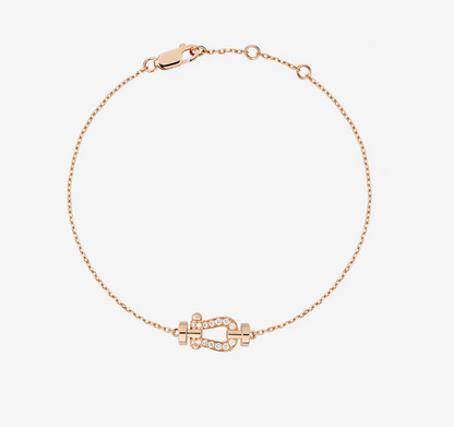 [ORA]FORCE 10 FULL DIAMOND BUCKLE CHAIN LINK MINI MODEL
