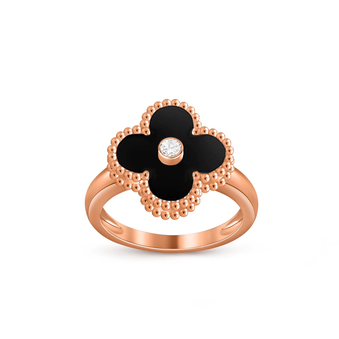 [ORA]CLOVER DIAMOND RING ROSE GOLD COLLECTION