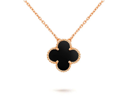 [ORA]CLOVER 15MM SINGLE FLOWER NECKLACE COLLECTION