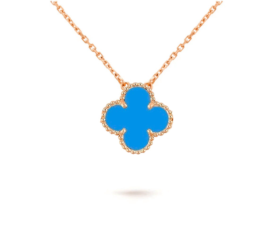 [ORA]CLOVER 15MM SINGLE FLOWER NECKLACE COLLECTION
