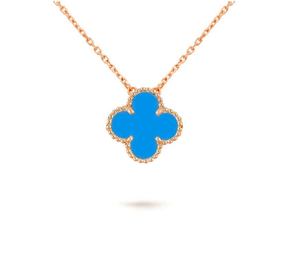 [ORA]CLOVER 15MM SINGLE FLOWER NECKLACE COLLECTION
