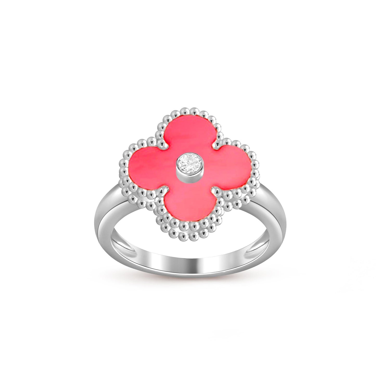 [ORA]CLOVER SILVER DIOMND RING COLLECTION