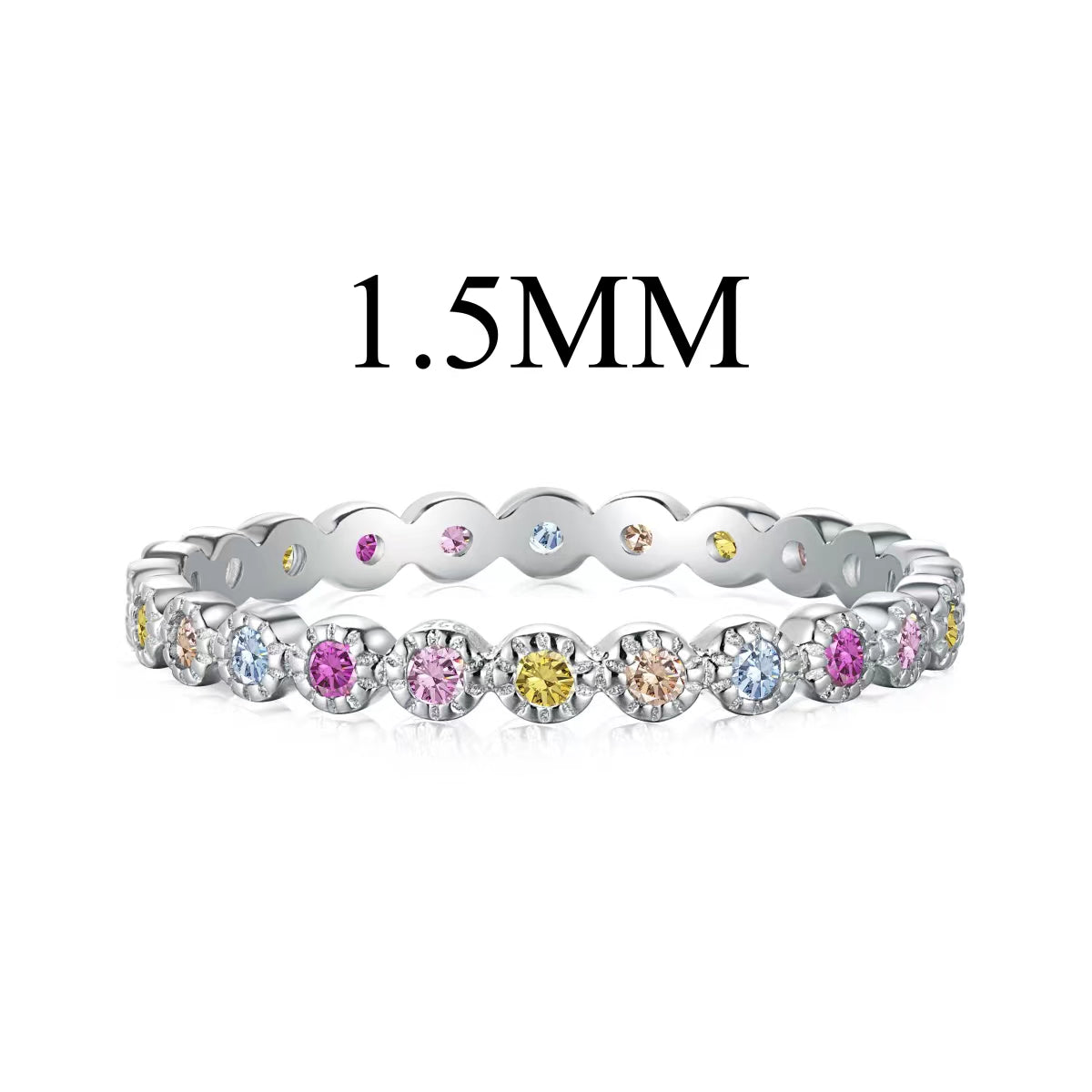 [ORA ]Radiant Sparkling Round Cut Daily Ring