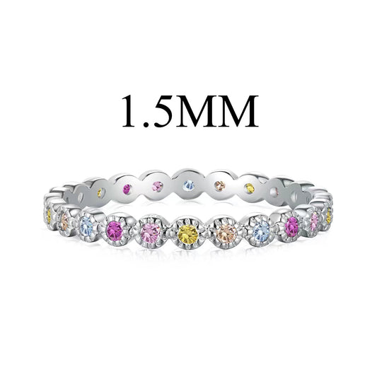 [ORA ]Radiant Sparkling Round Cut Daily Ring