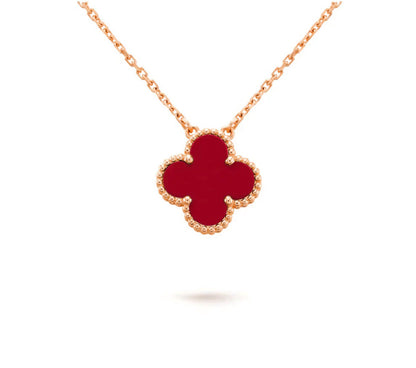 [ORA]CLOVER 15MM SINGLE FLOWER NECKLACE COLLECTION