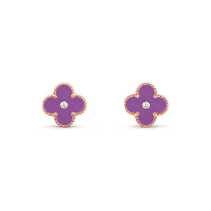 [ORA]CLOVER  15MM DIAMOND EARRINGS COLLECTION