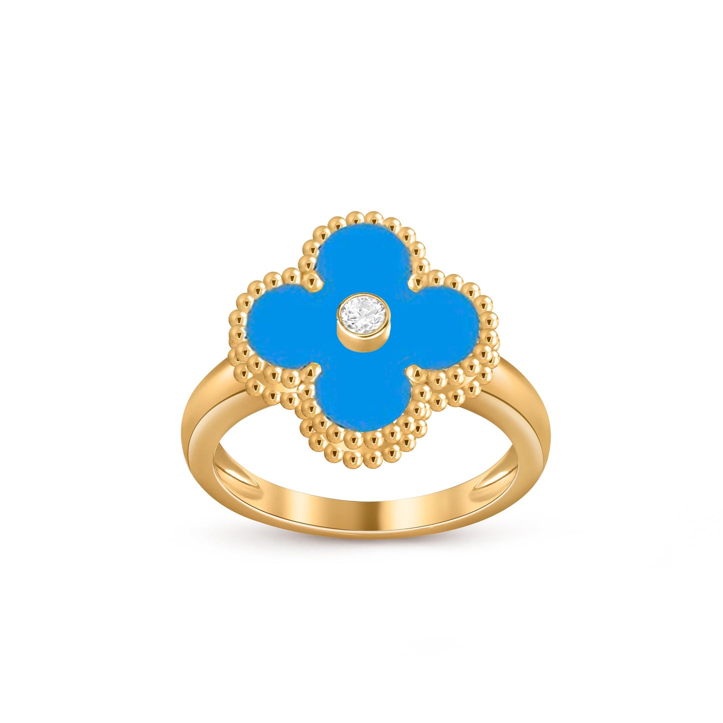 [ORA]CLOVER DIAMOND RING GOLD COLLECTION