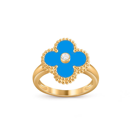 [ORA]CLOVER DIAMOND RING GOLD COLLECTION