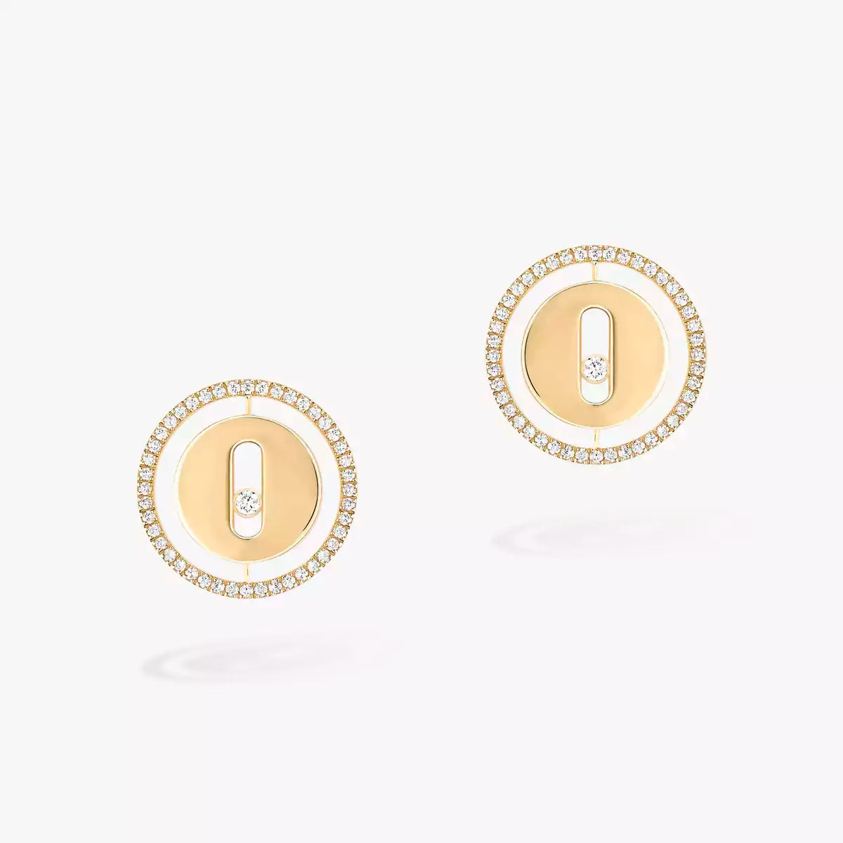 [ORA]Lucky Move Diamond Earrings
