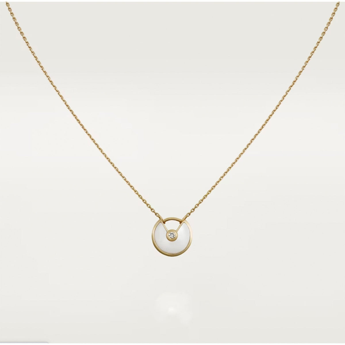 [ORA]AMULETTE ROSEGOLD PERLMUTT HALSKETTE