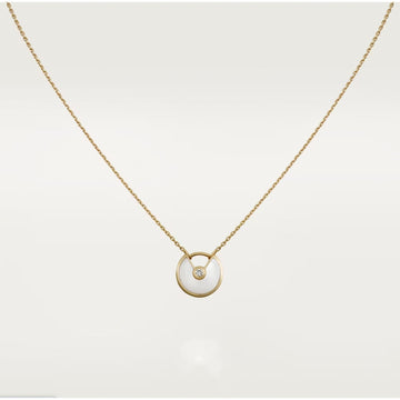 [ORA]AMULETTE ROSEGOLD PERLMUTT HALSKETTE