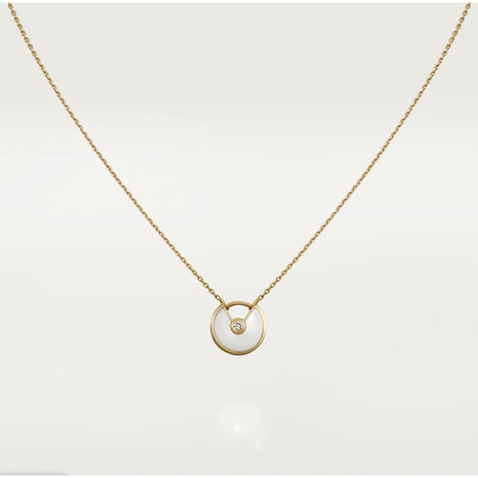 [ORA]AMULETTE ROSE GOLD MOP NECKLACE