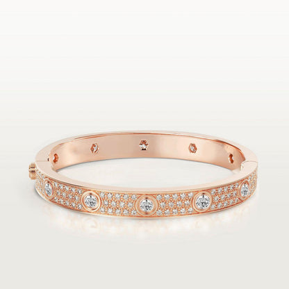 [ORA]LOVE BRACELET 6.1MM DIAMOND-PAVED 10 BIG DIAMONDS