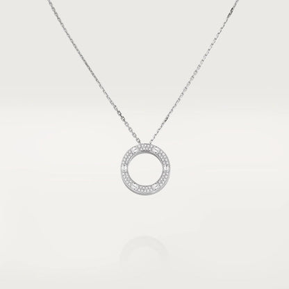 [ORA]LOVE NECKLACE ADJUSTABLE SILVER