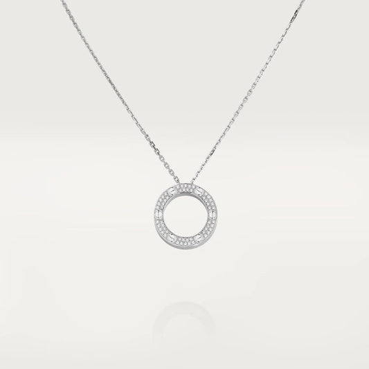 [ORA]LOVE NECKLACE ADJUSTABLE SILVER