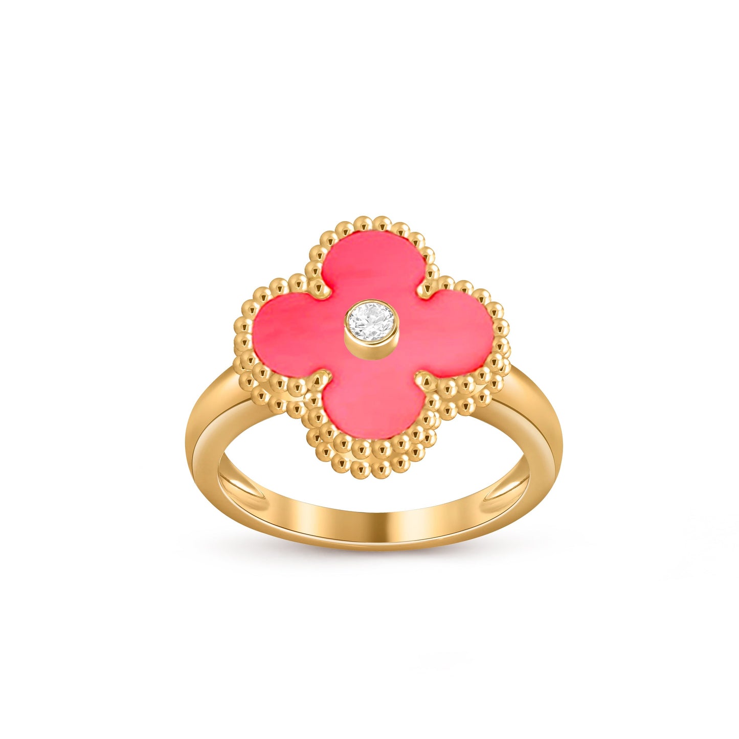 [ORA]CLOVER DIAMOND RING GOLD COLLECTION