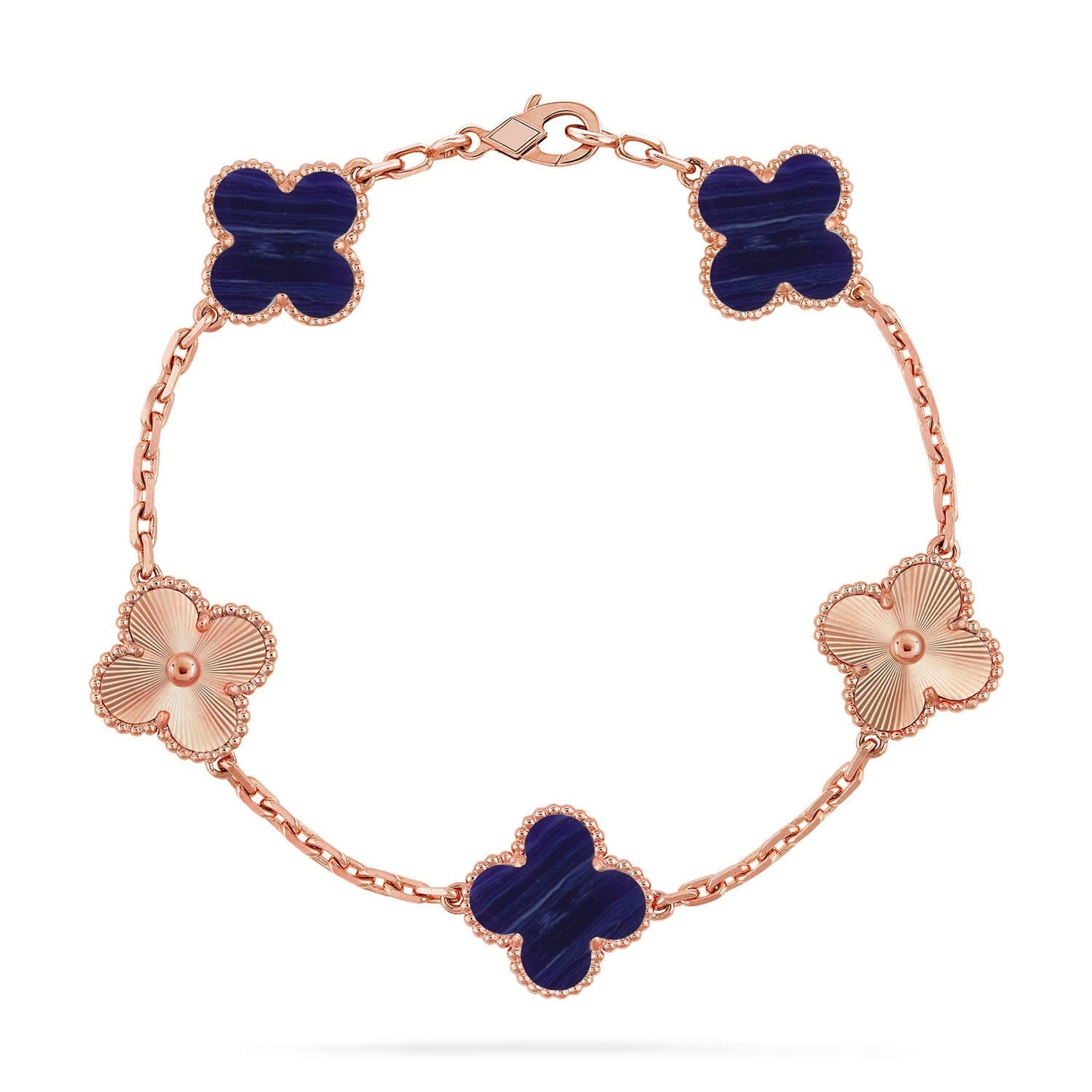 [ORA]CLOVER 5 MOTIF PURPLE STRIPES BRACELET COLLECTION
