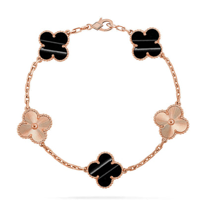 [ORA] CLOVER 5 MOTIF PULSAR STONE BRACELET COLLECTION