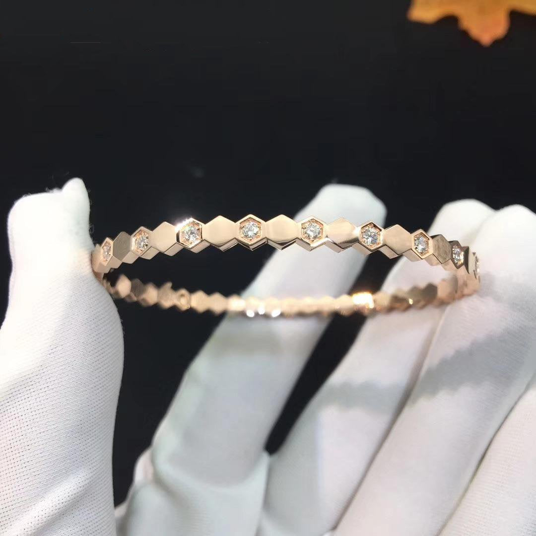 [ORA]BEE LOVE PINK GOLD DIAMOND BRACELET