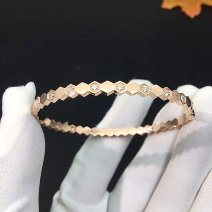 [ORA]BEE LOVE PINK GOLD DIAMOND BRACELET