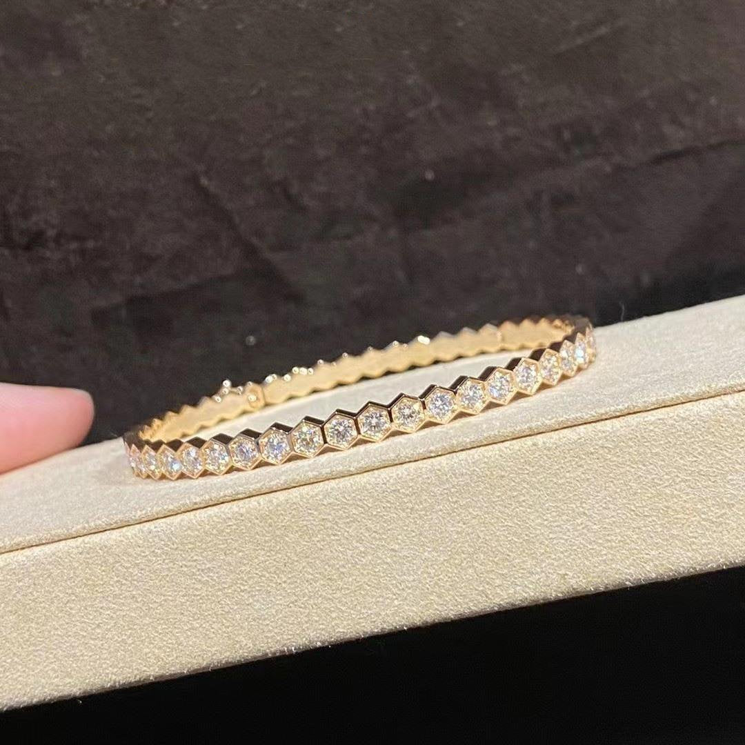 [ORA]BEE LOVE GOLD BRACELET FULL DIAMOND