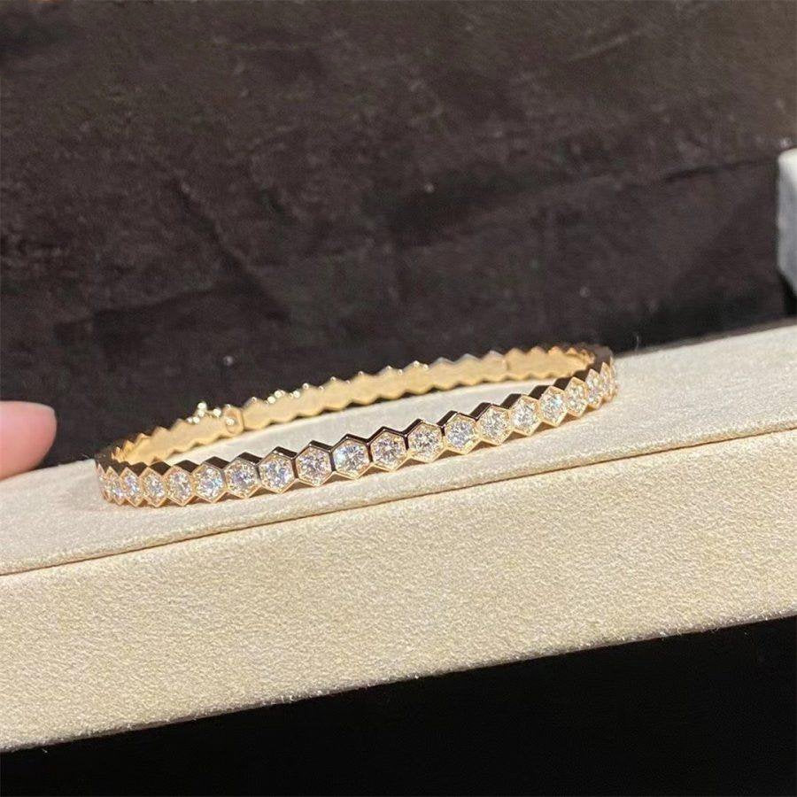 [ORA]BEE LOVE GOLD BRACELET FULL DIAMOND