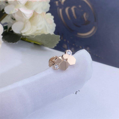 [ORA]BEE LOVE PINK GOLD DIAMOND EARRINGS