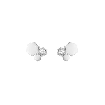 [ORA]BEE LOVE SILBER DIAMANT OHRRINGE