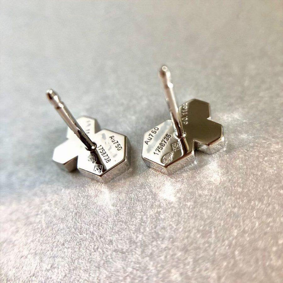 [ORA]BEE LOVE SILVER DIAMOND EARRINGS