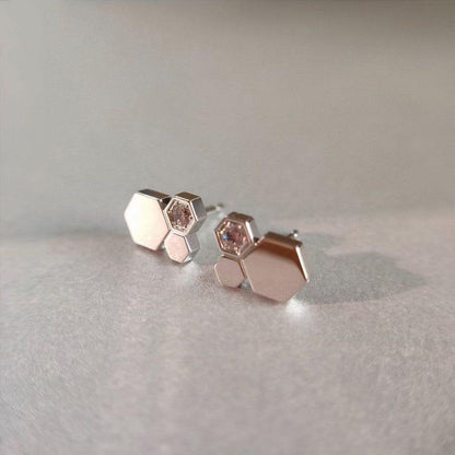 [ORA]BEE LOVE SILVER DIAMOND EARRINGS