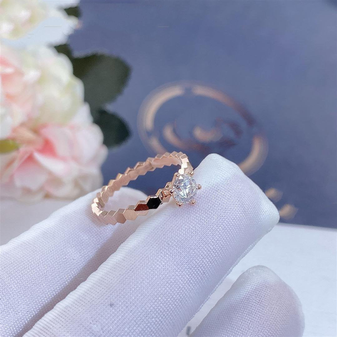 [ORA]BEE LOVE RING PINK GOLD 1 DIAMOND