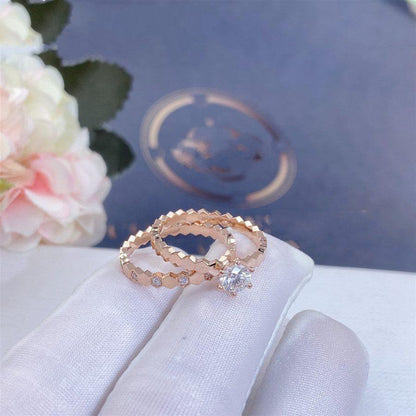 [ORA]BEE LOVE RING PINK GOLD DIAMOND