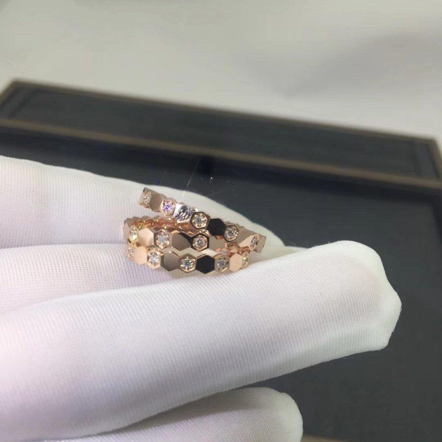 [ORA]BEE LOVE RING PINK GOLD DIAMOND