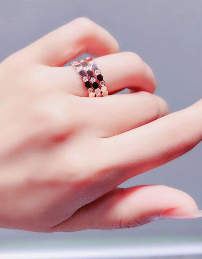 [ORA]BEE LOVE RING PINK GOLD DIAMOND
