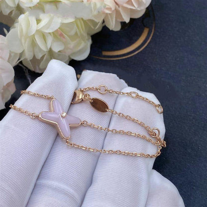 [ORA]JEUX BRACELET PINK MOP PINK GOLD 1 DIAMOND