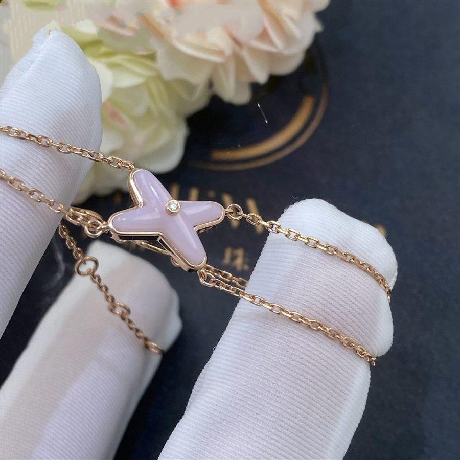 [ORA]JEUX BRACELET PINK MOP PINK GOLD 1 DIAMOND