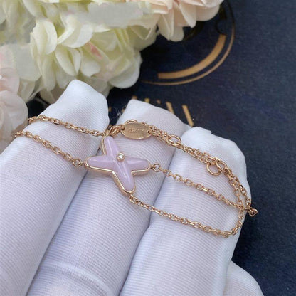 [ORA]JEUX BRACELET PINK MOP PINK GOLD 1 DIAMOND
