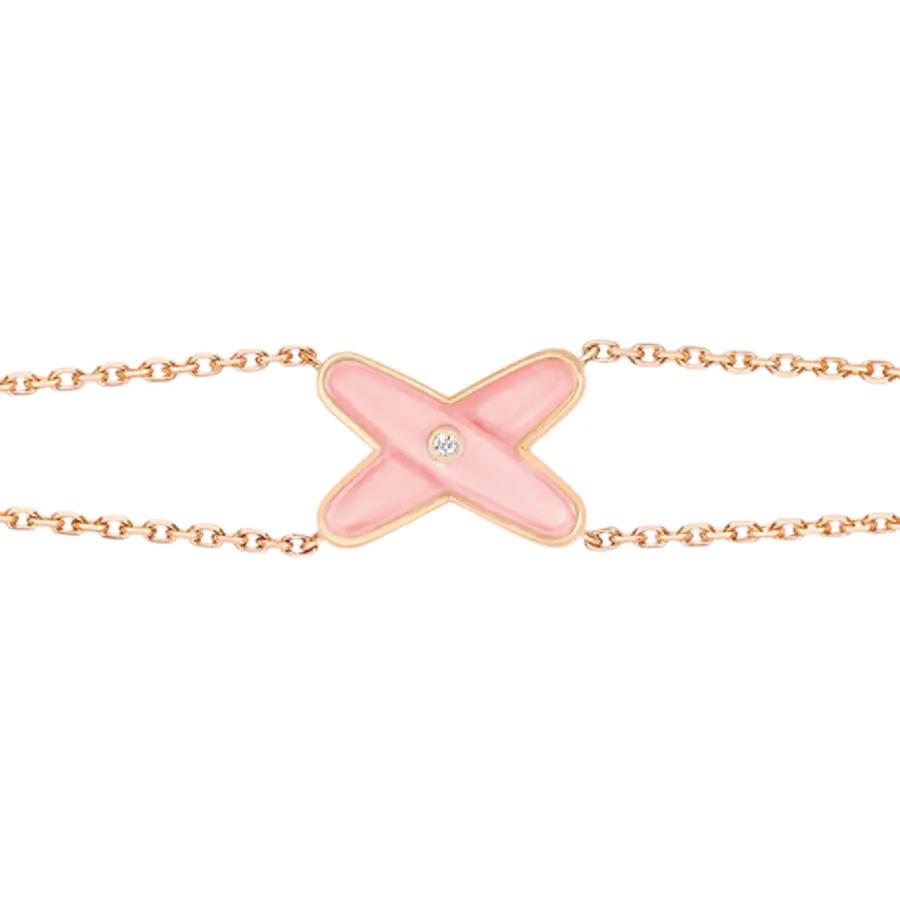 [ORA]JEUX BRACELET PINK MOP PINK GOLD 1 DIAMOND