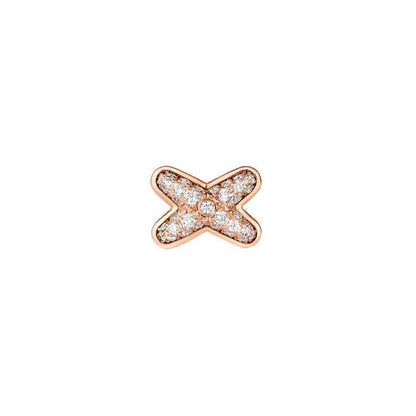 [ORA]JEUX DE PINK GOLD DIAMOND EARRINGS
