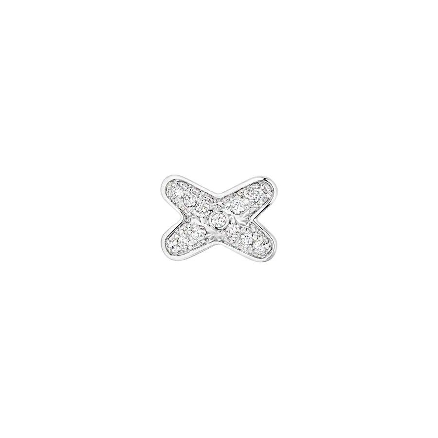 [ORA]JEUX DE SILVER DIAMOND EARRINGS